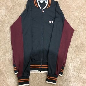 Fila Multi-Color Zip-Up  Men’s Sweater